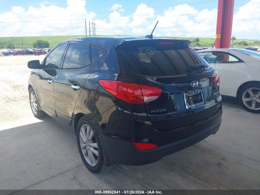 2012 Hyundai Tucson Limited VIN: KM8JUCAC3CU433856 Lot: 39952541