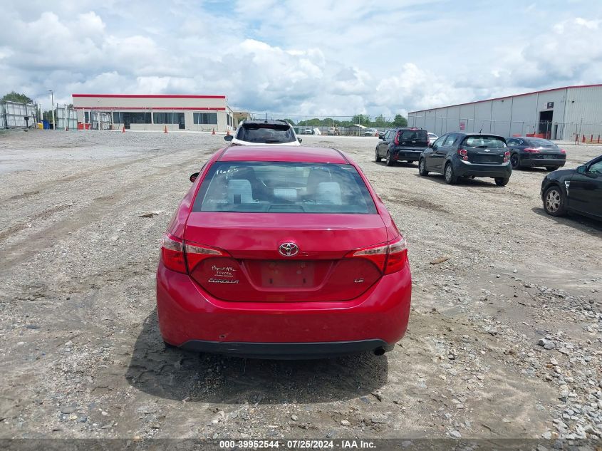 2017 Toyota Corolla Le VIN: 2T1BURHE2HC751605 Lot: 39952544