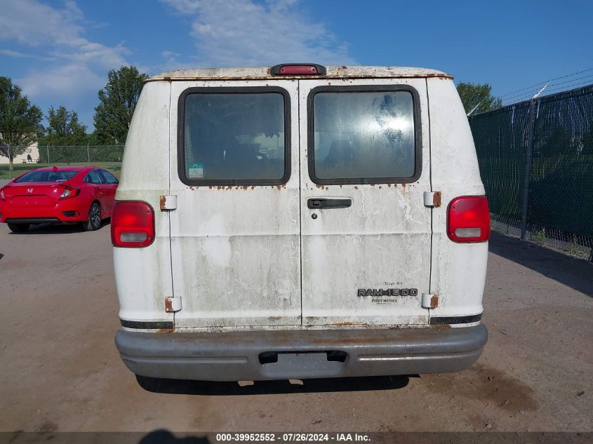 2B78B11Y8XK532497 1999 Dodge Ram Van