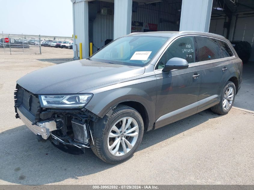 2019 Audi Q7 55 Premium/55 Se Premium VIN: WA1AAAF73KD031616 Lot: 39952592