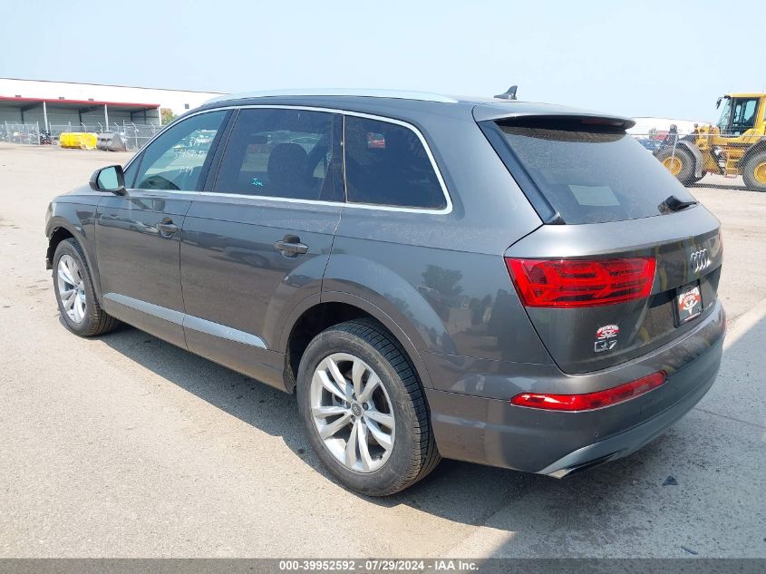 2019 Audi Q7 55 Premium/55 Se Premium VIN: WA1AAAF73KD031616 Lot: 39952592