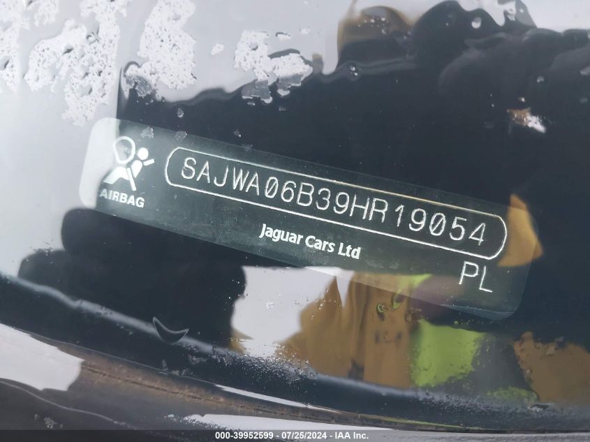 2009 Jaguar Xf Premium Luxury VIN: SAJWA06B39HR19054 Lot: 39952599