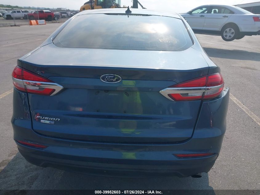 2019 Ford Fusion Sel VIN: 3FA6P0CD3KR222822 Lot: 39952603