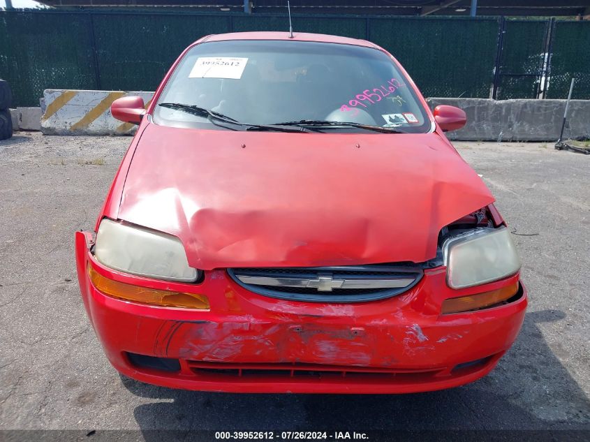 2004 Chevrolet Aveo VIN: KL1TD62624B182226 Lot: 39952612