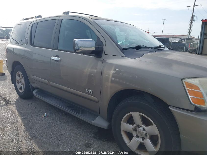 2006 Nissan Armada Se VIN: 5N1AA08AX6N737678 Lot: 39952628