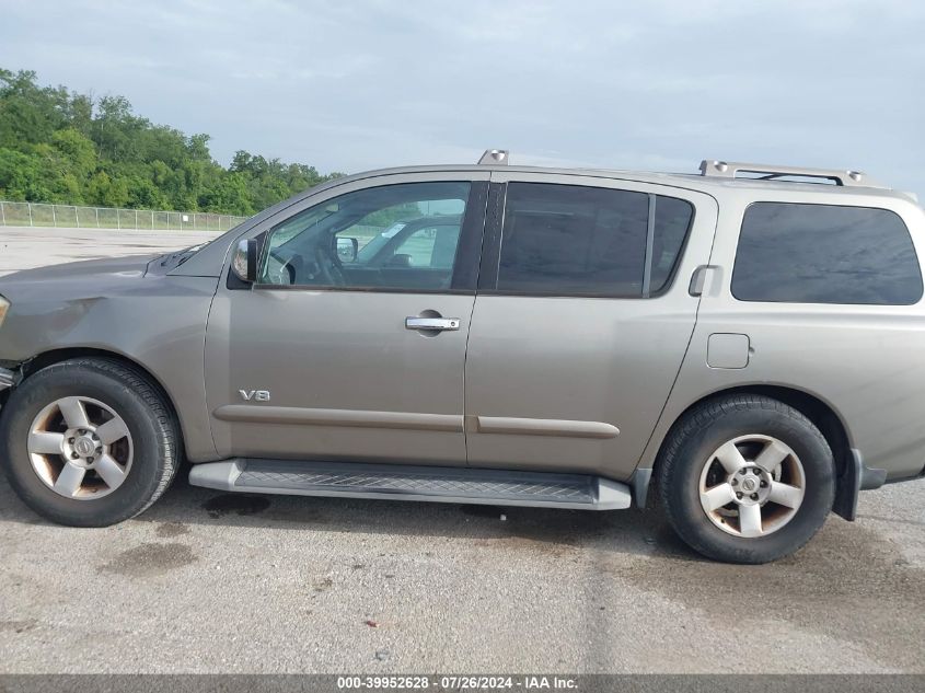 2006 Nissan Armada Se VIN: 5N1AA08AX6N737678 Lot: 39952628