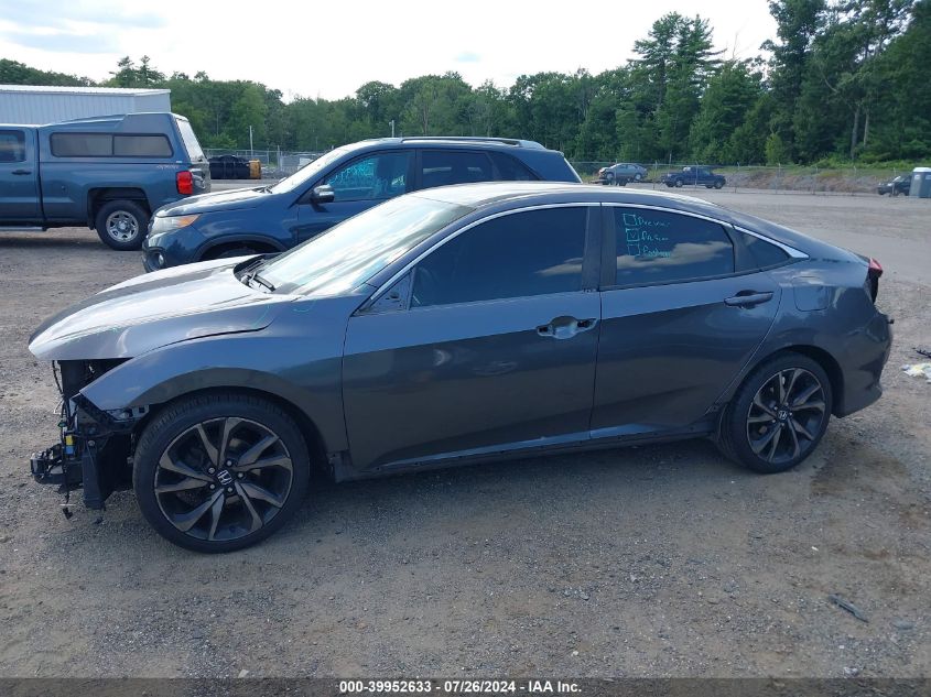 2019 Honda Civic Sport VIN: 2HGFC2F88KH584092 Lot: 39952633