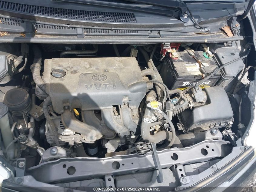 2012 Toyota Yaris Le VIN: JTDKTUD3XCD527309 Lot: 39952672