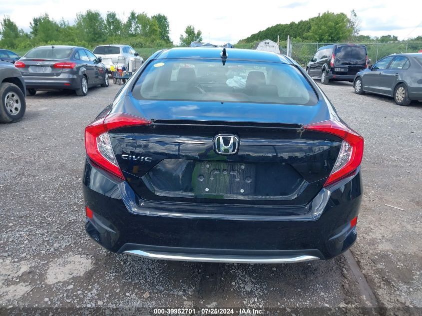 2020 Honda Civic Ex-L VIN: 19XFC1F73LE212754 Lot: 39952701