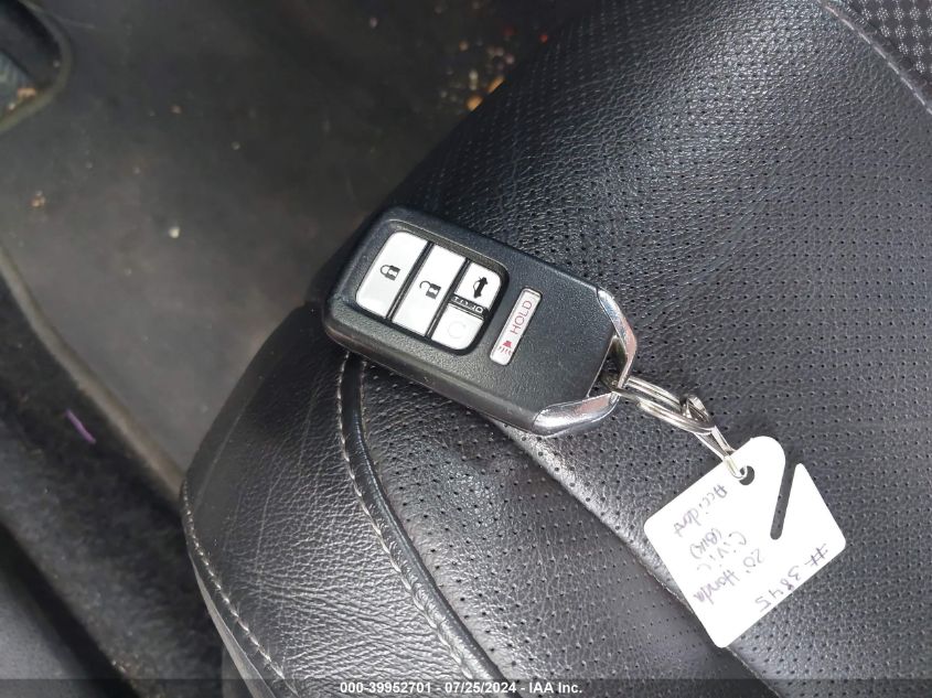 2020 Honda Civic Ex-L VIN: 19XFC1F73LE212754 Lot: 39952701