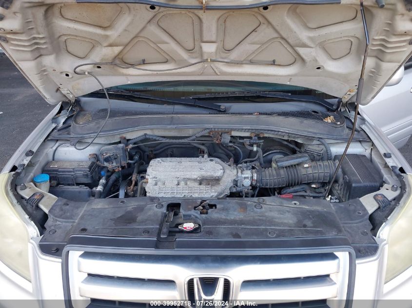 2006 Honda Pilot Ex-L VIN: 5FNYF18666B005780 Lot: 39952718