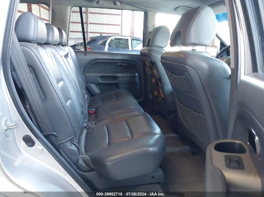 2006 Honda Pilot Ex-L VIN: 5FNYF18666B005780 Lot: 39952718