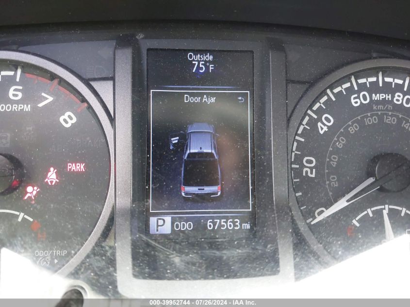 2016 Toyota Tacoma Trd Sport VIN: 5TFAZ5CN6GX016199 Lot: 39952744