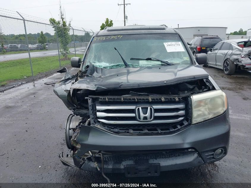 2012 Honda Pilot Ex-L VIN: 5FNYF4H55CB023997 Lot: 39952754