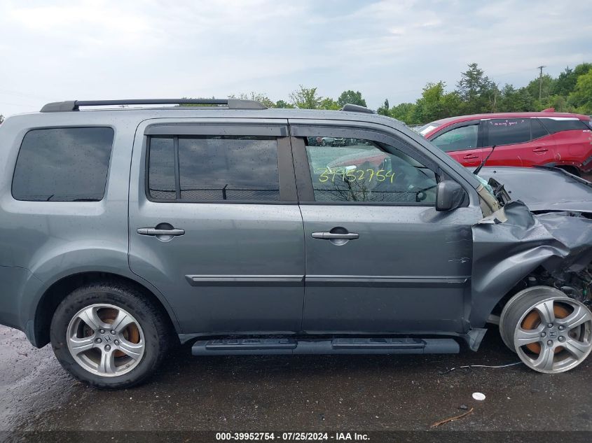 2012 Honda Pilot Ex-L VIN: 5FNYF4H55CB023997 Lot: 39952754