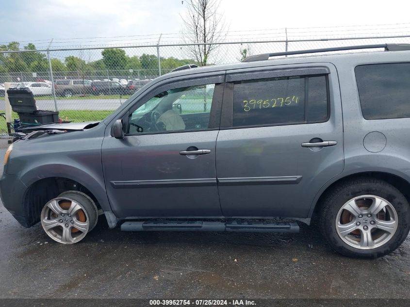 2012 Honda Pilot Ex-L VIN: 5FNYF4H55CB023997 Lot: 39952754