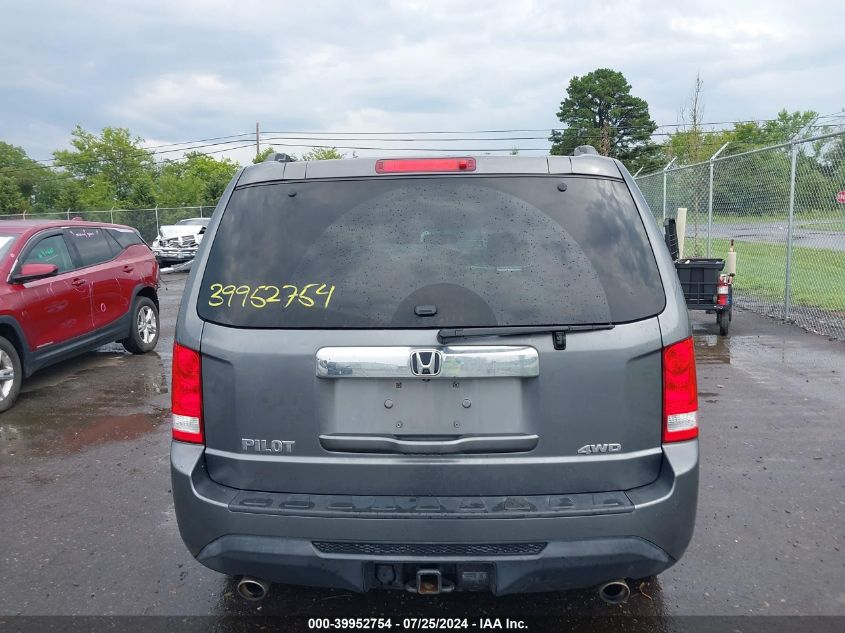 2012 Honda Pilot Ex-L VIN: 5FNYF4H55CB023997 Lot: 39952754