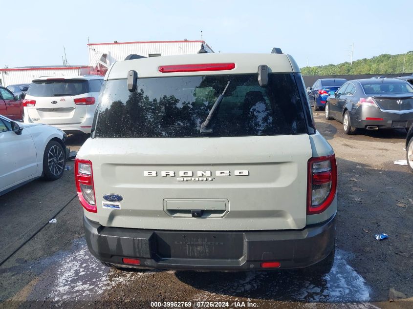 2021 Ford Bronco Sport Big Bend VIN: 3FMCR9B61MRA35527 Lot: 39952769