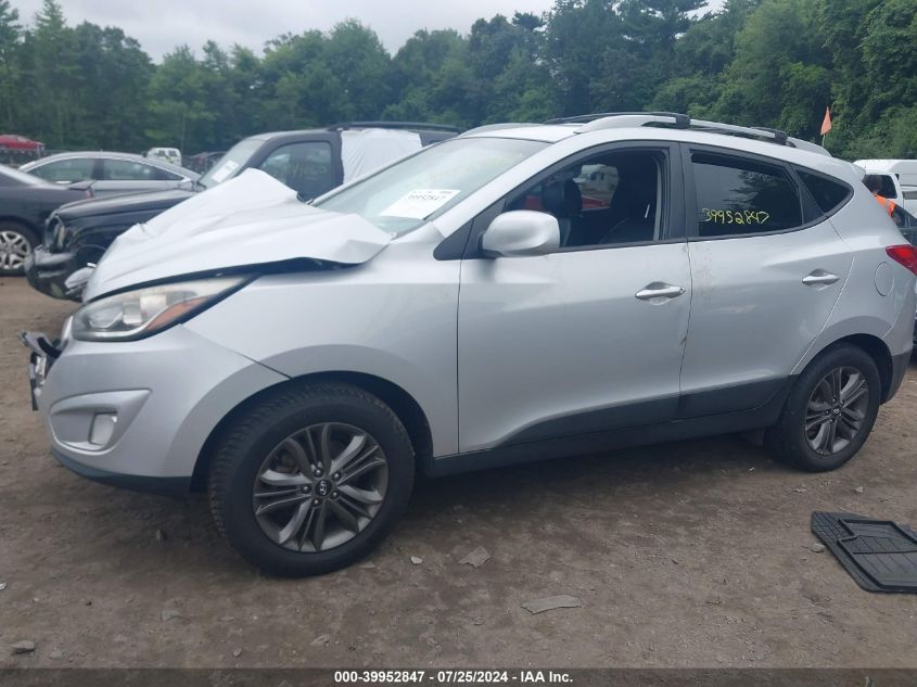 2014 Hyundai Tucson Se VIN: KM8JU3AGXEU830809 Lot: 39952847