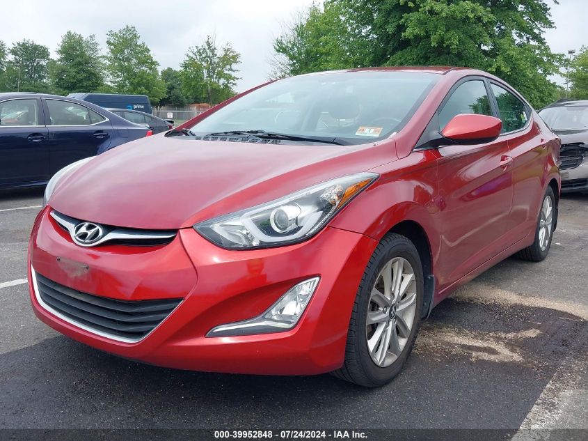 5NPDH4AE3FH592954 | 2015 HYUNDAI ELANTRA