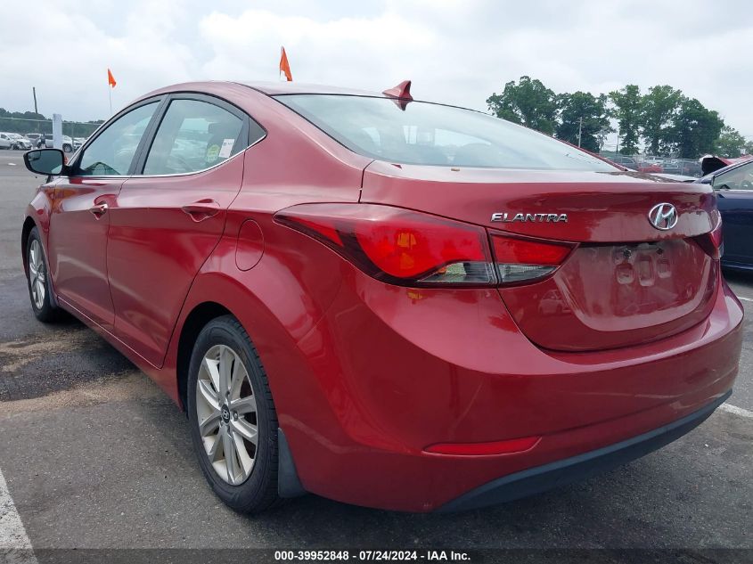 5NPDH4AE3FH592954 | 2015 HYUNDAI ELANTRA