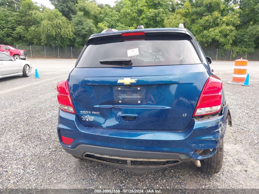 2019 Chevrolet Trax Lt VIN: 3GNCJPSB5KL300714 Lot: 39952850