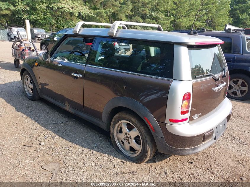 WMWML33588TJ47191 | 2008 MINI COOPER CLUBMAN