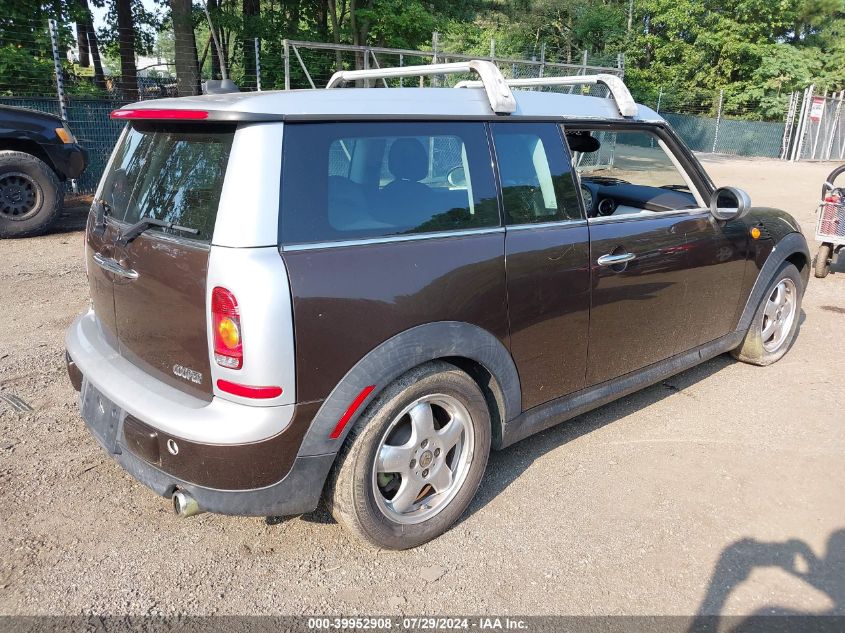 WMWML33588TJ47191 | 2008 MINI COOPER CLUBMAN