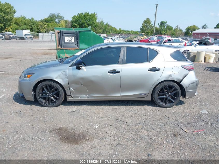 2016 Lexus Ct 200H VIN: JTHKD5BH0G2271005 Lot: 39952919