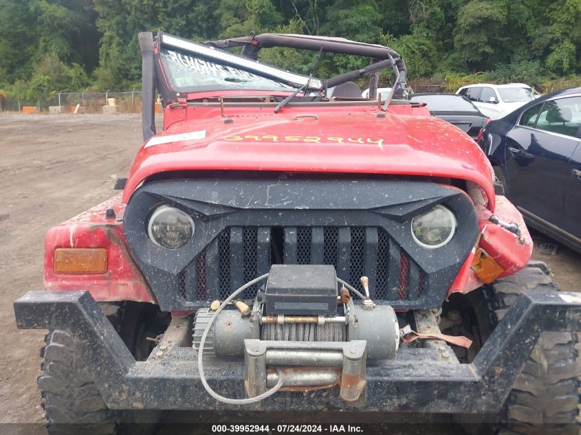 1997 Jeep Wrangler Sport VIN: 1J4FY19S6VP475495 Lot: 39952944