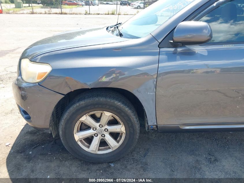 2009 Toyota Highlander VIN: JTEES41A892126439 Lot: 39952966