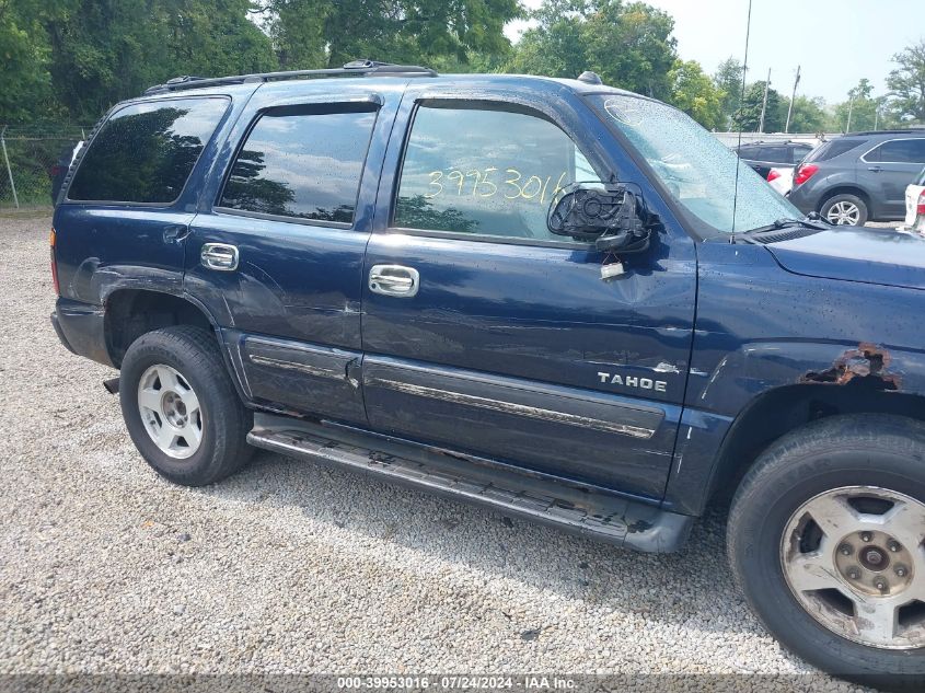 2005 Chevrolet Tahoe Lt VIN: 1GNEK13T55J110465 Lot: 39953016