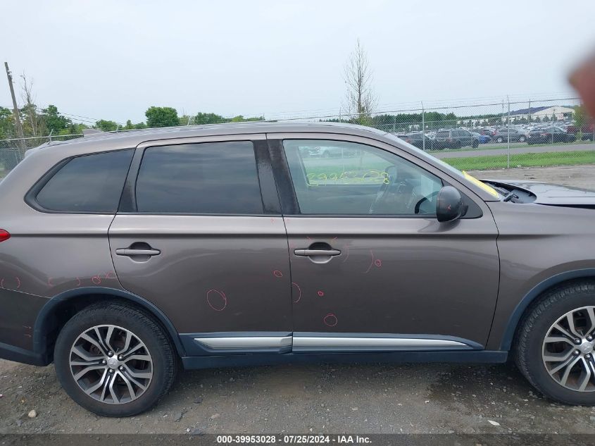 2017 Mitsubishi Outlander Es VIN: JA4AZ2A39HZ068099 Lot: 39953028