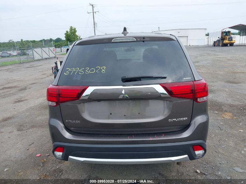 2017 Mitsubishi Outlander Es VIN: JA4AZ2A39HZ068099 Lot: 39953028