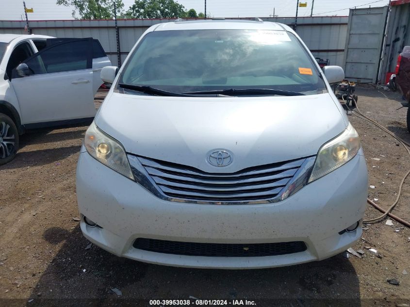 5TDDK3DC6CS044927 2012 Toyota Sienna Limited 7 Passenger