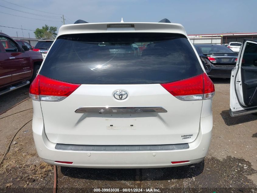 5TDDK3DC6CS044927 2012 Toyota Sienna Limited 7 Passenger