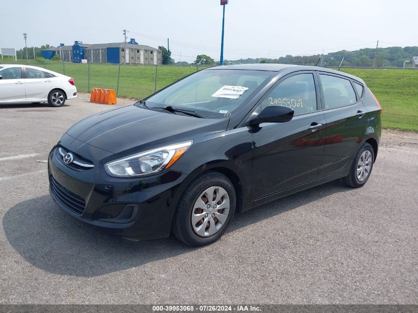 KMHCT5AE8GU256364 2016 HYUNDAI ACCENT - Image 2