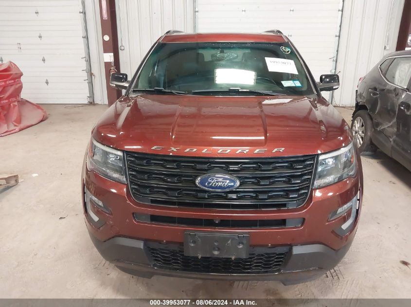 2016 Ford Explorer Sport VIN: 1FM5K8GTXGGC39454 Lot: 39953077