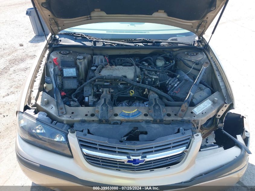 2004 Chevrolet Impala VIN: 2G1WF52E849286540 Lot: 39953080