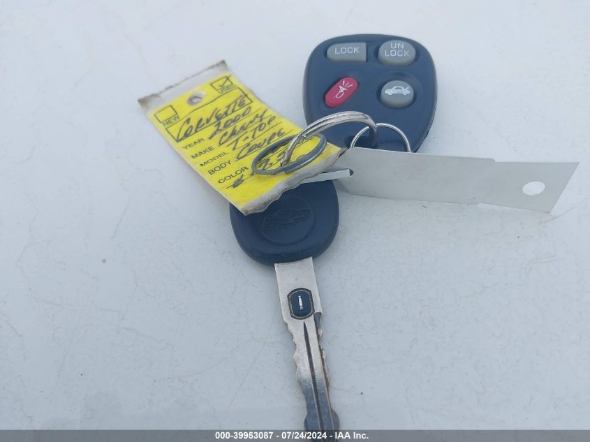 2000 Chevrolet Corvette VIN: 1G1YY22G3Y5124806 Lot: 39953087