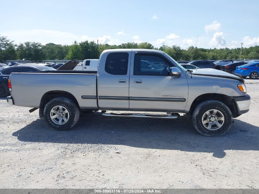 2001 Toyota Tundra Access Cab/Access Cab Sr5 VIN: 5TBRT34161S139348 Lot: 39953116