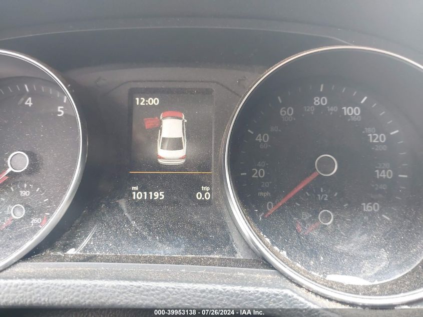 2017 Volkswagen Passat 1.8T Se VIN: 1VWGT7A32HC031183 Lot: 39953138