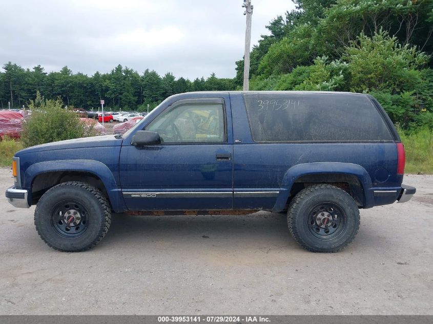 1995 GMC Yukon VIN: 3GKEK18K4SG505165 Lot: 39953141