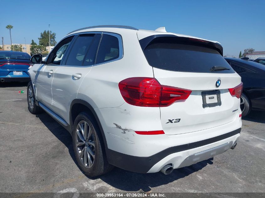 VIN 5UXTR7C52KLF33148 2019 BMW X3, Sdrive30I no.3