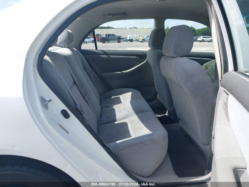 2003 Toyota Corolla VIN: GEDTR32E630051130 Lot: 39953190