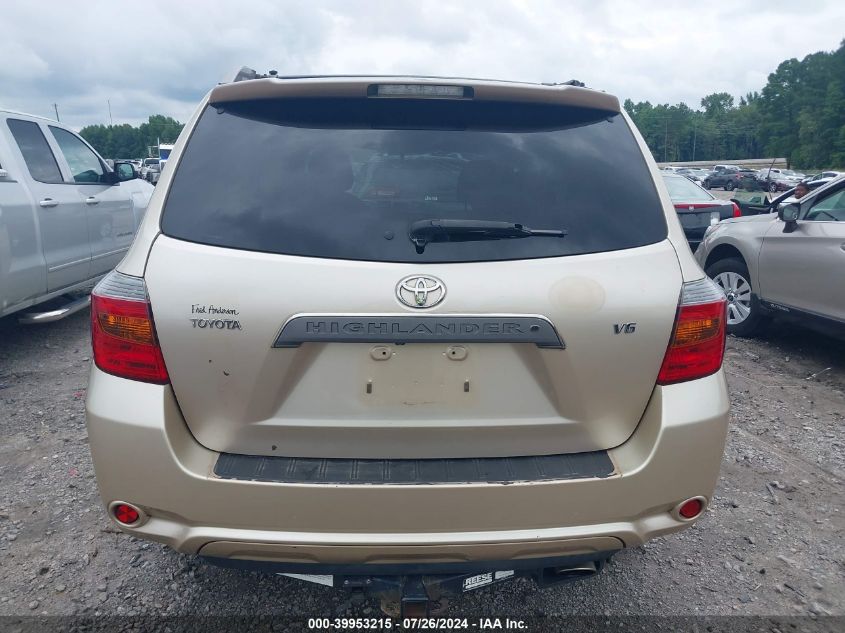 2008 Toyota Highlander Sport VIN: JTEDS43A382001999 Lot: 39953215