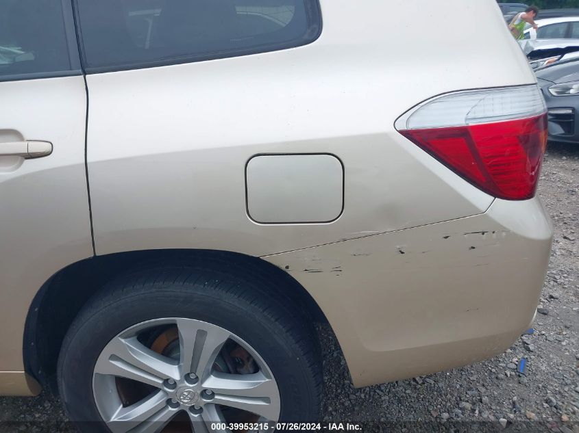 2008 Toyota Highlander Sport VIN: JTEDS43A382001999 Lot: 39953215