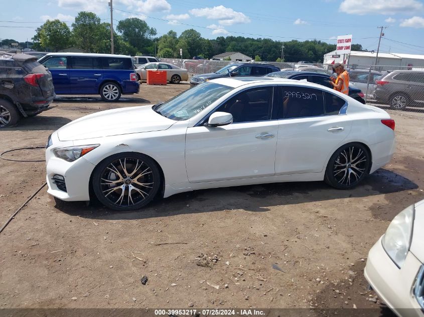 2014 Infiniti Q50 Sport VIN: JN1BV7AR9EM704006 Lot: 39953217