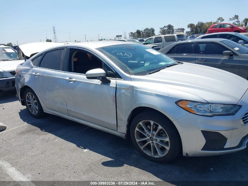 2019 Ford Fusion Se VIN: 3FA6P0HD1KR174195 Lot: 39953236