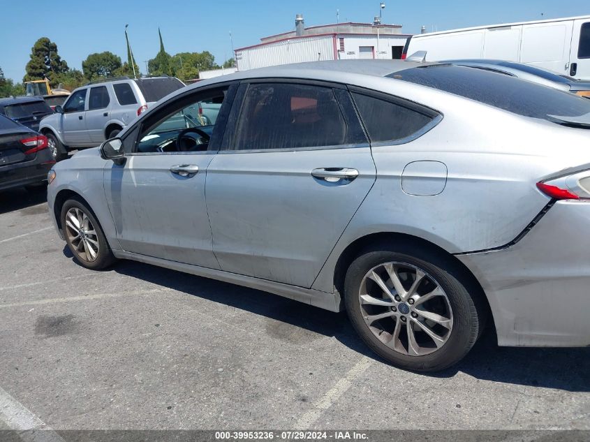 2019 Ford Fusion Se VIN: 3FA6P0HD1KR174195 Lot: 39953236